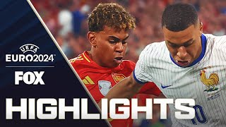 Spain vs France Highlights  UEFA Euro 2024  Semifinals [upl. by Olav]