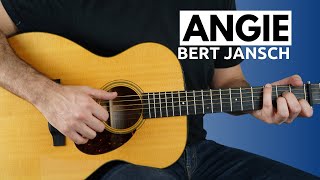 Angie Bert Jansch  Guitar Lesson [upl. by Westley]