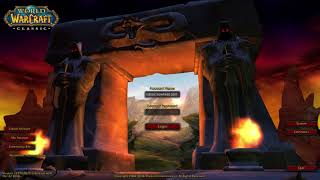 World of Warcraft Classic Login Screen [upl. by Auburta]