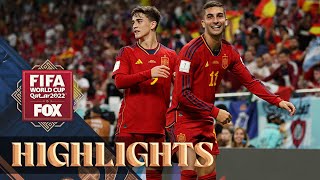 Spain vs Costa Rica Highlights  2022 FIFA World Cup [upl. by Adala]