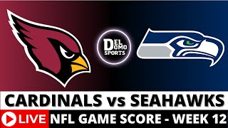 Arizona Cardinals vs Seattle Seahawks Live  NFL Week 12  Game Score Play by Play  Nov 24 2024 [upl. by Charteris532]