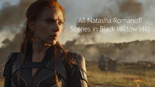 All Natasha Romanoff Scenes  Black Widow 4K ULTRA HD [upl. by Saltsman]