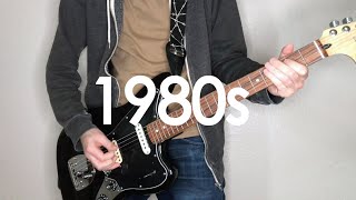 The 1980s A Timeline of Guitar Riffs [upl. by Aniroz946]