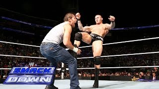 Dean Ambrose vs Randy Orton SmackDown July 4 2014 [upl. by Lyrpa]