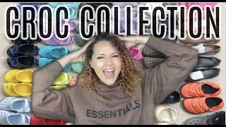 MY CROCS COLLECTION 30 Pairs 2021 TRY ON  BESTNEW CROC COLORS  Updated Croc Collection [upl. by Nataniel]