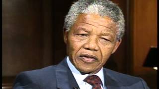 Newsmaker Interview Nelson Mandela 1990 [upl. by Herbst]