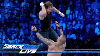 Dean Ambrose vs Randy Orton SmackDown LIVE Jan 17 2017 [upl. by Gord]