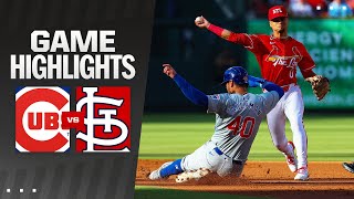 Cubs vs Cardinals Game Highlights 52524  MLB Highlights [upl. by Dalury]