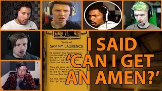 Lets Players Reaction To Sammy Saying Can I Get An Amen  BATIM Chapter 2 [upl. by Mayda767]