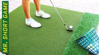 Golf Hitting Mat Review  Motivo Golf StrikeDown DualTurf Tour Golf Mat [upl. by Neerak128]