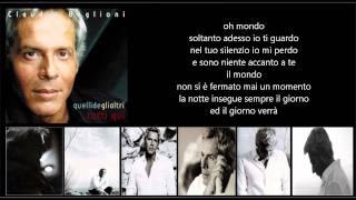 CLAUDIO BAGLIONI  Il mondo [upl. by Tacita34]