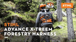 STIHL ADVANCE XTREEm  Forestry harness with adjustable back  Thats Why [upl. by Ailices828]