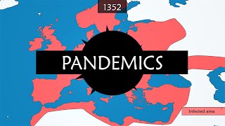 Major epidemics and pandemics  Summary on a Map [upl. by Madson]