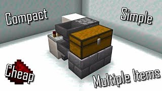 The Ultimate Simple Compact MultiItem Item Sorter Minecraft Tutorial AutomaticExpandable116 [upl. by Oedama]