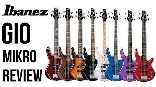 Ibanez Gio Mikro bass Review Honest Opinion [upl. by Aneba869]