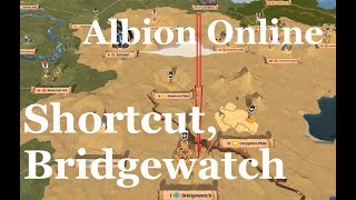 Albion Online  Caerleon to Bridgewatch fast almost safely [upl. by Anear716]