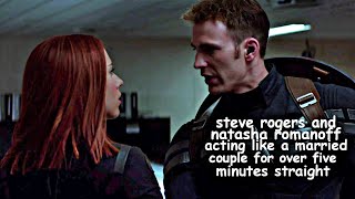 steve rogers and natasha romanoff acting like a married couple for over 5 minutes straight [upl. by Rickey]