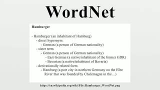 WordNet [upl. by Gorlicki]