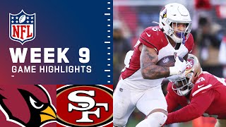 Cardinals vs 49ers Week 9 Highlights  NFL 2021 [upl. by Nanreit990]