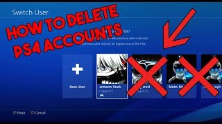 How To Delete PS4 Accounts [upl. by Camus]