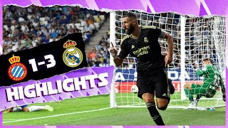 Espanyol 13 Real Madrid  HIGHLIGHTS  LaLiga 202223 [upl. by Anrapa]