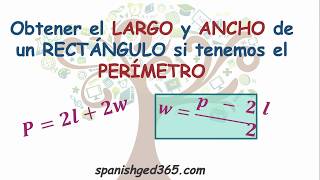 Cómo obtener el largo y ancho de un rectángulo [upl. by Bagger]