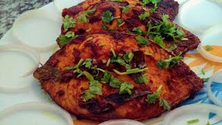 Fish Fry Recipe  South Indian Style  King Fish  Ayakoora Fry  Kerala Recipes [upl. by Antonina]