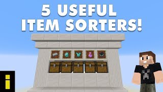 5 Useful Item Sorters For Minecraft Java amp Bedrock [upl. by Ivel995]