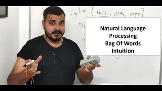 Natural Language ProcessingBag Of Words Intuition [upl. by Hairam]