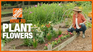 How to Plant Flowers  Gardening Tips and Projects  The Home Depot [upl. by Seligman]