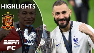 France beats Spain to win UEFA Nations League  ESPN FC Highlights [upl. by Nathaniel]