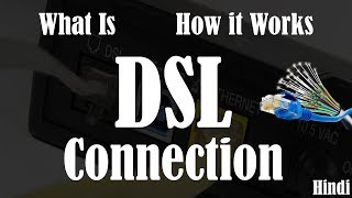 Hindi What is DSL Internet  How does DSL internet works  Types of Internet Connection [upl. by Attenauqa63]