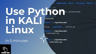 How to use Python in KALI Linux 20211  Scripting  in 5 mins [upl. by Corson]