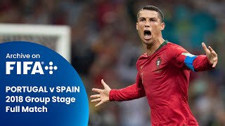 FULL MATCH Portugal v Spain  2018 FIFA World Cup [upl. by Ymeon573]