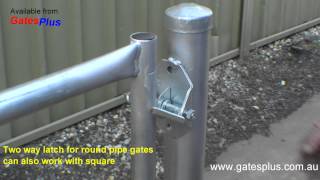 Gate Latch 2 way for round pipe and square [upl. by Bedell538]