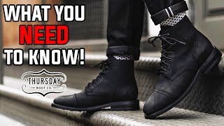 ULTIMATE Guide To Thursday Boots  Waterproof Test  Review Captain [upl. by Fokos]