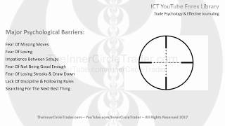 ICT Forex  Trade Psychology amp Effective Journaling [upl. by Rramed]