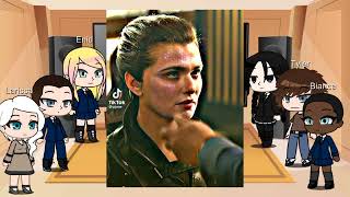 Wednesday Characters React To Natasha Romanoff♡ [upl. by Diana389]