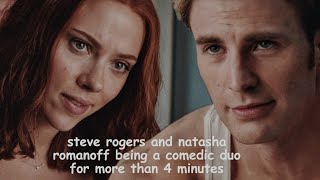 steve rogers and natasha romanoff being a comedic duo for more than 4 minutes [upl. by Sanderson]