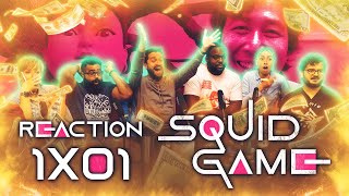 Squid Game  1x1 Red Light Green Light  Group Reaction [upl. by Ahsinal]