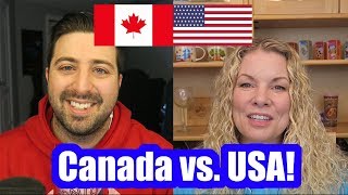 CANADIAN vs AMERICAN ACCENT [upl. by Annaeoj909]