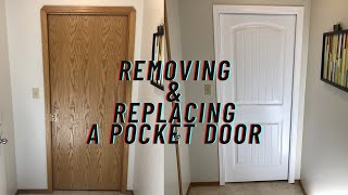 How To Remove And Replace An Existing Pocket Door [upl. by Caresa870]