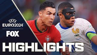 Portugal vs France Highlights  UEFA Euro 2024  Quarterfinals [upl. by Farlie]