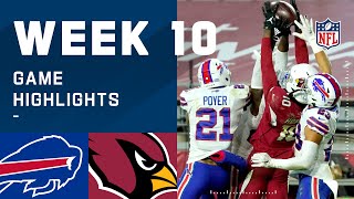 Bills vs Cardinals Week 10 Highlights  NFL 2020 [upl. by Cammie]