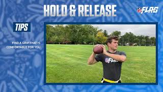 How to Throw a Football  NFL FLAG Drills [upl. by Molton]