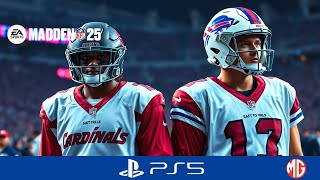 Arizona Cardinals vs Buffalo Bills Madden NFL 25 PS5 Gameplay Week 1 [upl. by Nodnerb772]