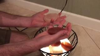 How to Heat Himalayan Salt Stones for Stone Massage [upl. by Nowujalo]