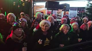 WHAT CHRISTMAS MEANS TO ME Rock Choir at Birkdale Lights Switch On 1st December 2024 [upl. by Ailsa944]