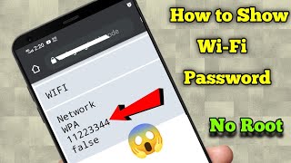 How to See your connected WiFi password in your phone [upl. by Harol]