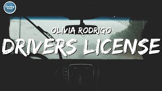 Olivia Rodrigo  drivers license Clean  Lyrics [upl. by Aivax240]